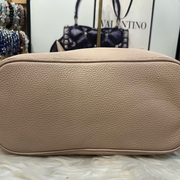 Michael Kors Bedford Light Pink Leather Backpack with Gold Details main image 5